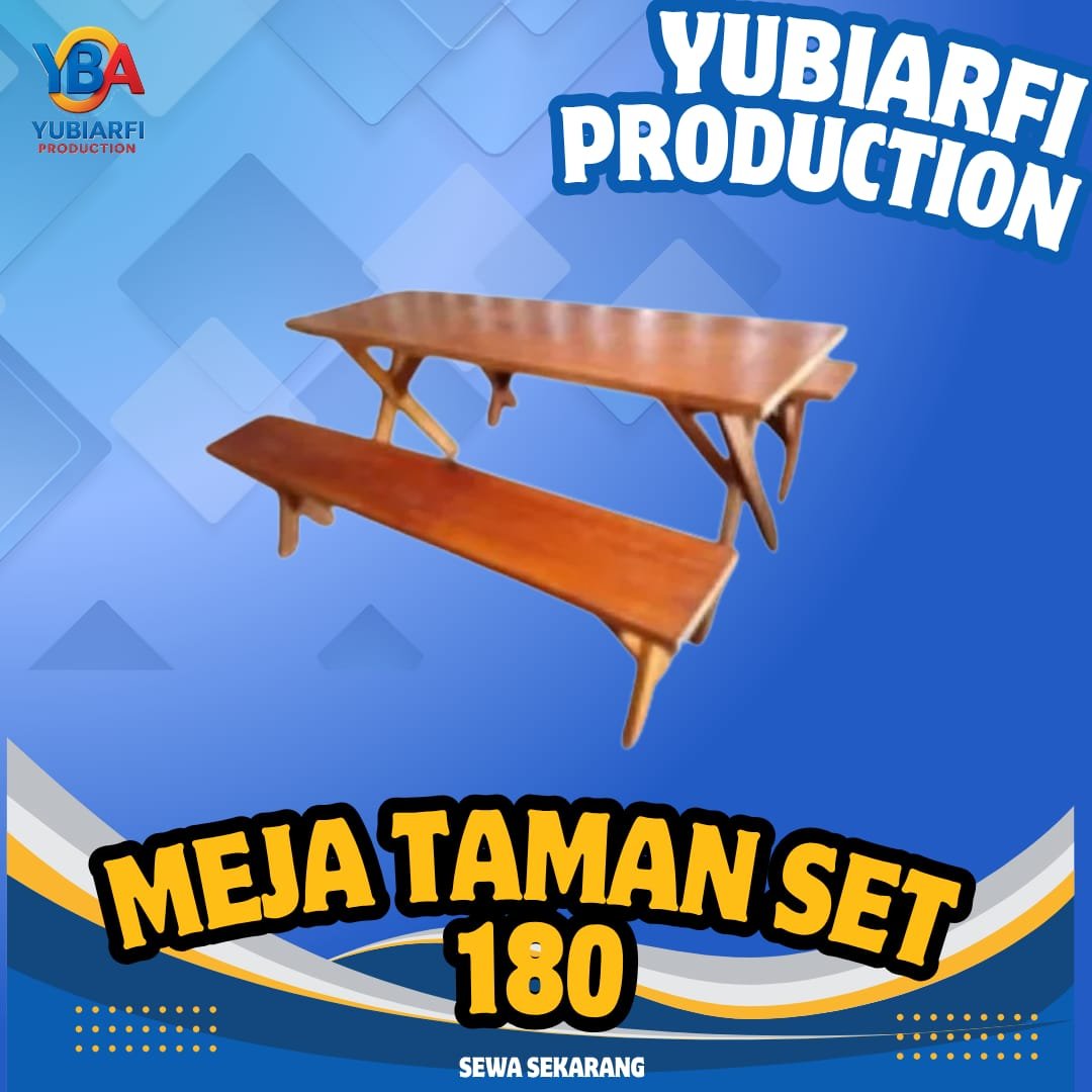 Meja Taman Set UK 180
