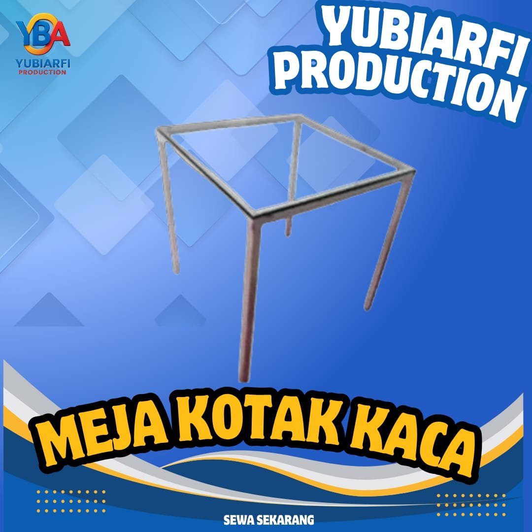 Meja Kotak Kaca