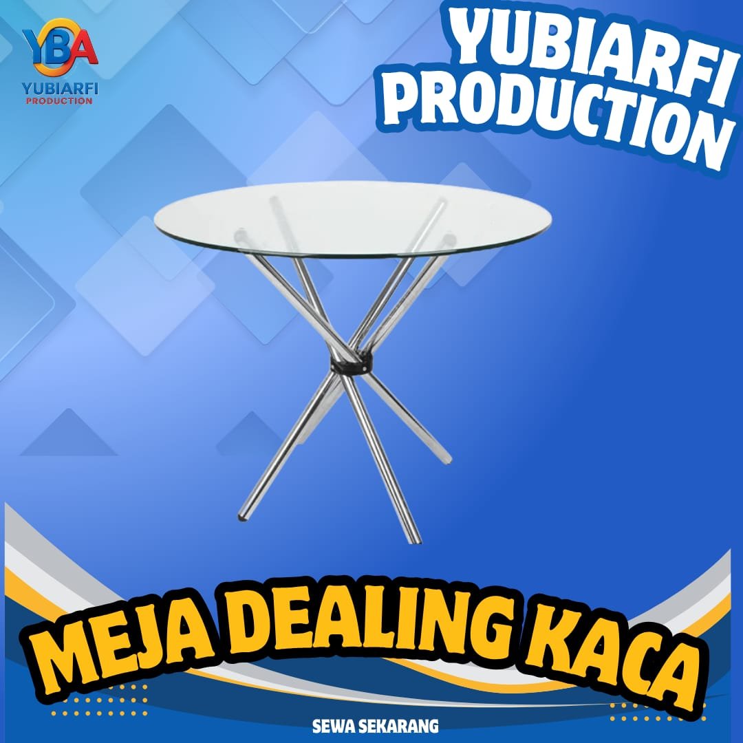 Meja Dealing Kaca D80