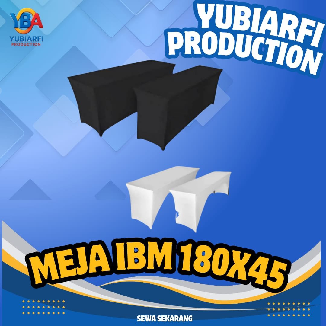 Meja IBM 180 x 45