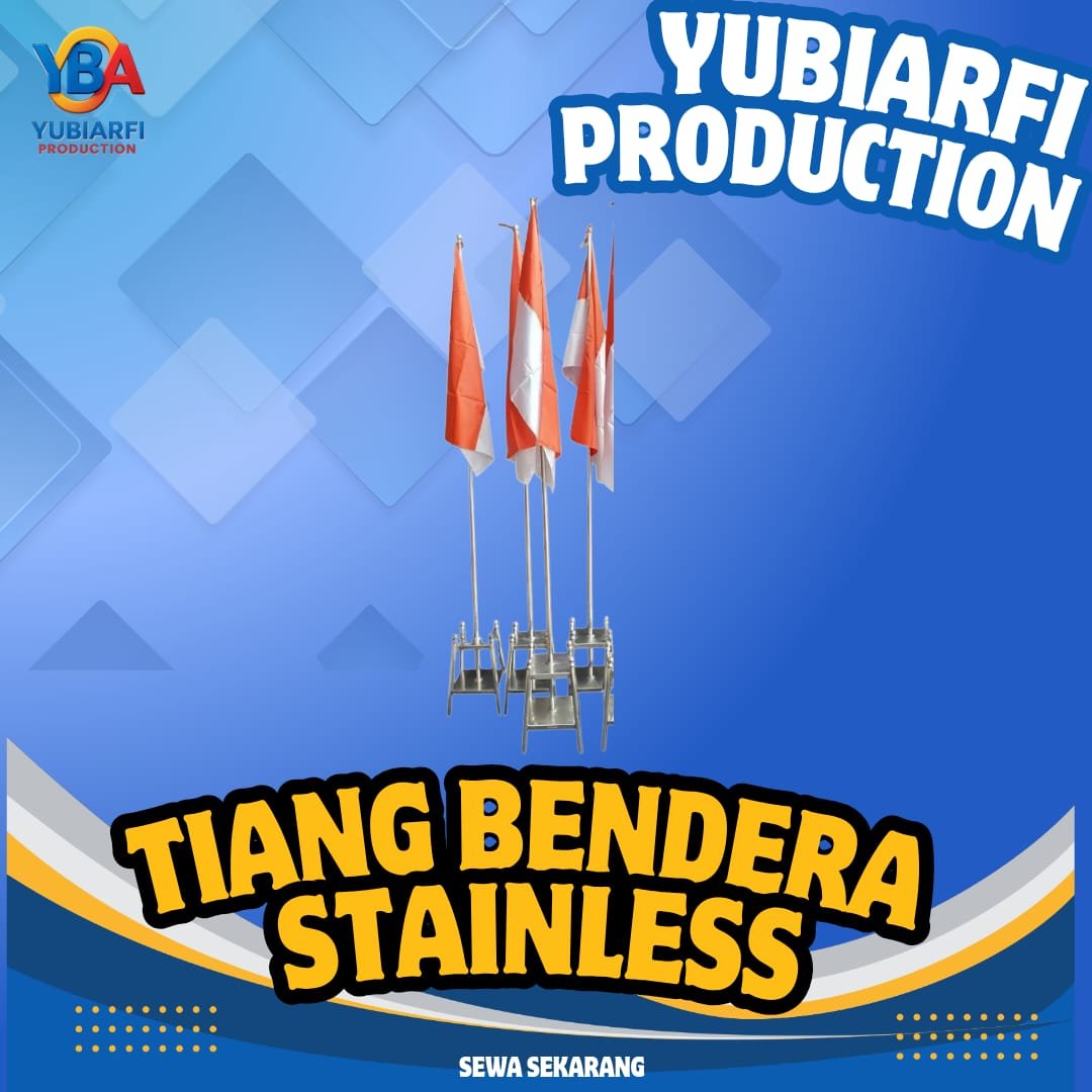 Tiang Bendera Stainless